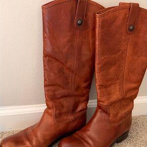 Frye Women's Brown Leather Winter Boots